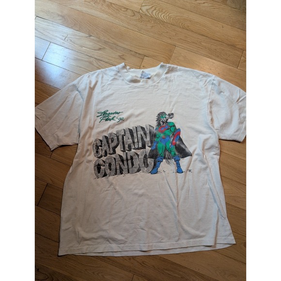 Hanes Other - Hanes Fifty Fifty T-shirt Longacres Horseracing‎ Mascot USA XL 92' Single Stitch